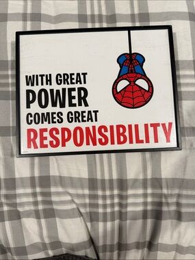 Marvel Framed Wall Plaque - Brown, White, Black